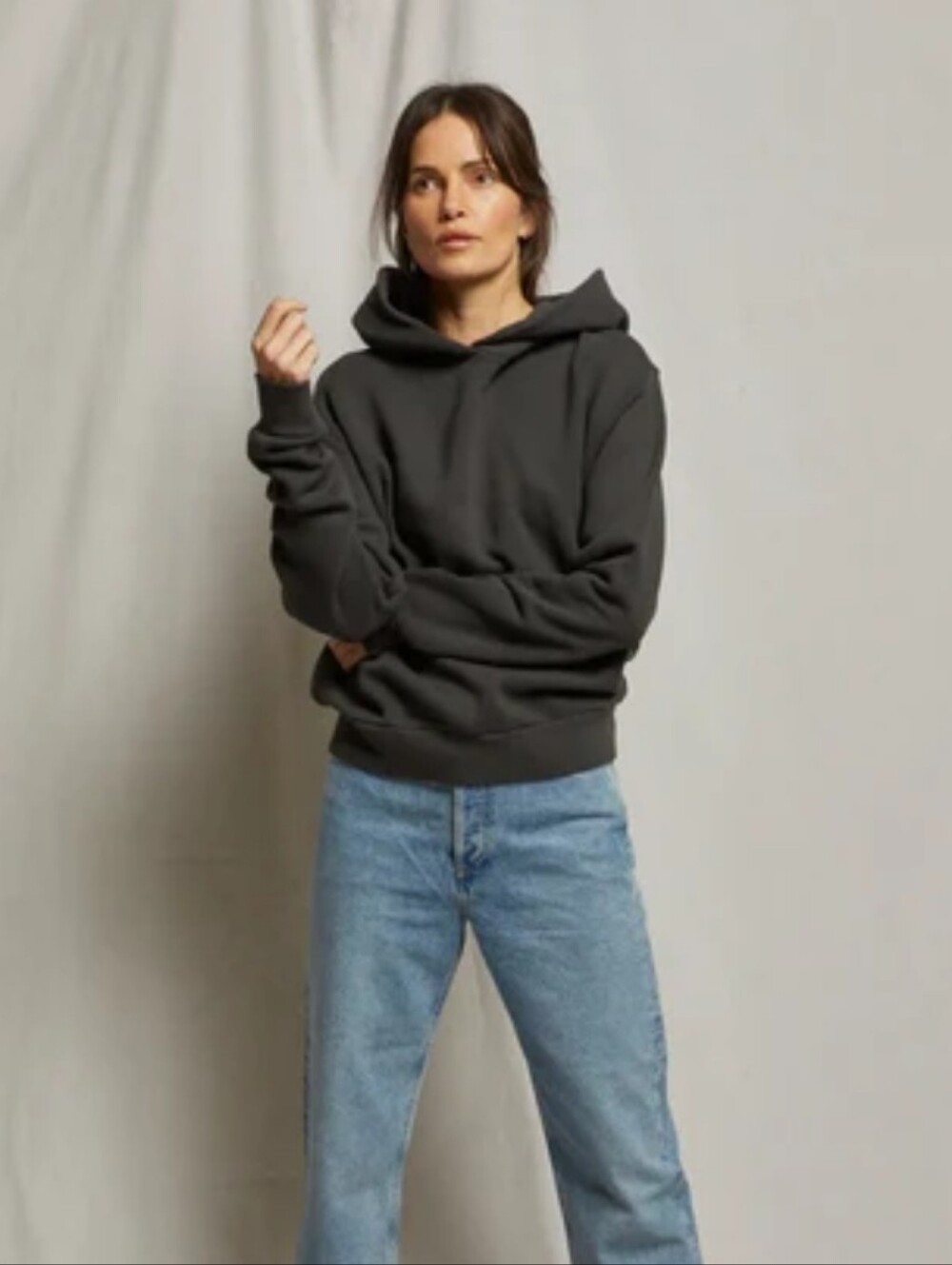 Perfectwhitetee Heart Fleece Pullover Hoodie